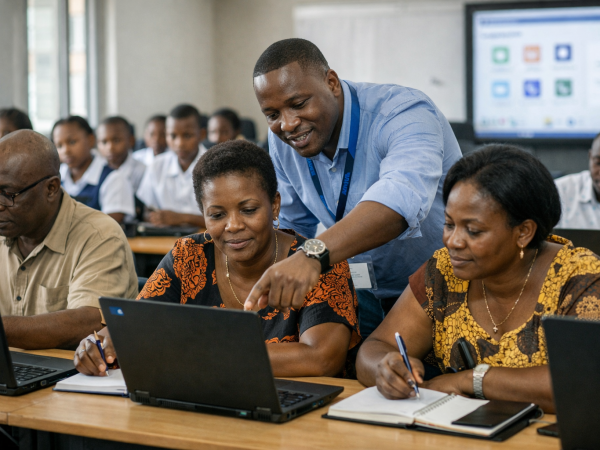Formation d’enseignants africains à l’utilisation des outils numériques en salle de classe moderne en RDC